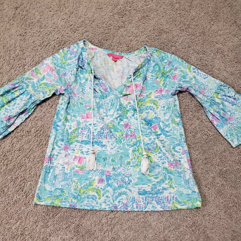 Lilly Pulitzer Multicolor Printed Top